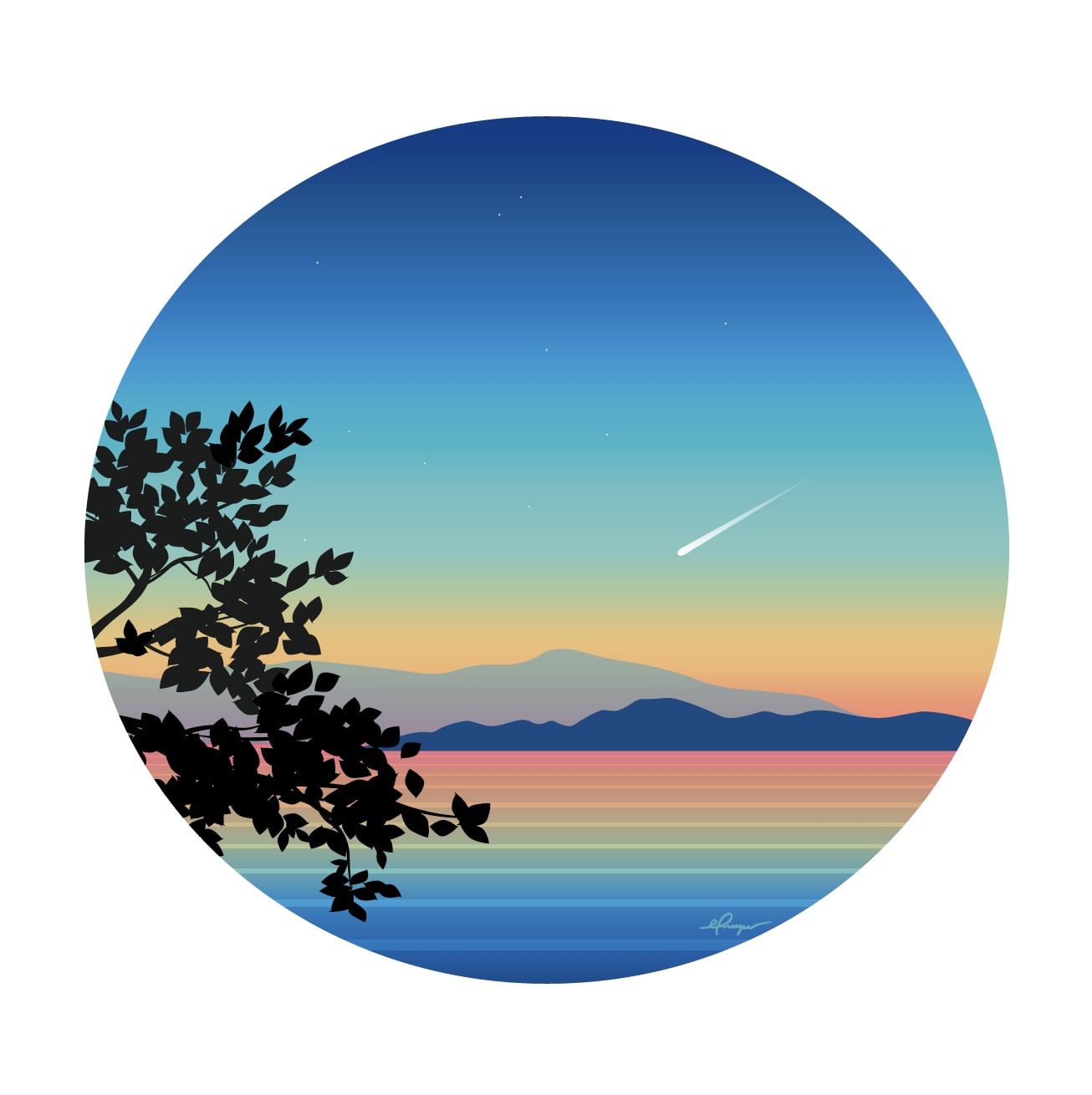 Comet Sighting Print